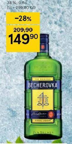 Tesco Becherovka nabídka