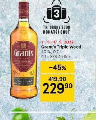 Tesco Grant´s triple wood nabídka