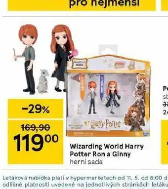 Tesco Wizarding world harry potter ron a ginny nabídka