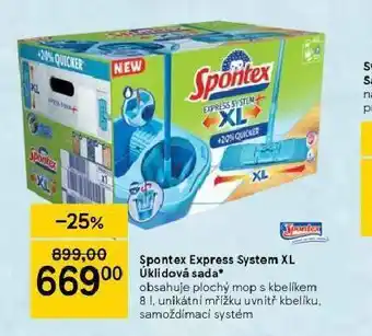 Tesco Spontex express systém xl úklidová sada nabídka