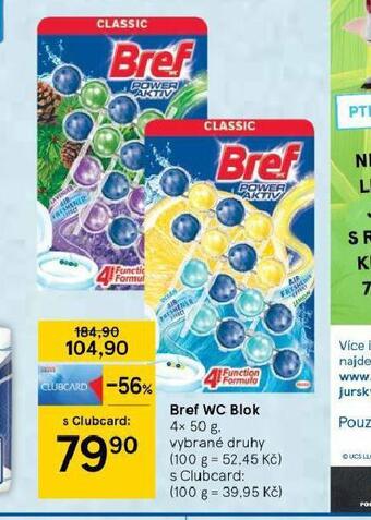 Tesco Bref wc blok nabídka
