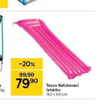 Tesco Nafukovací lehátko nabídka