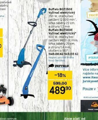 Tesco Vyžínač elektrický nabídka