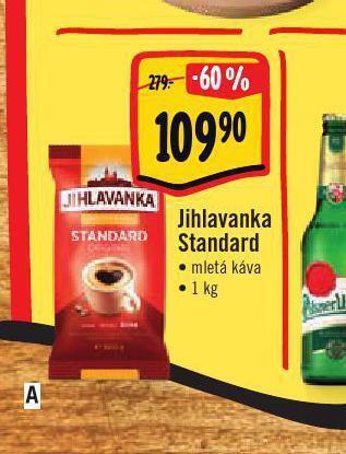 Jip Jihlavanka standard mletá káva nabídka
