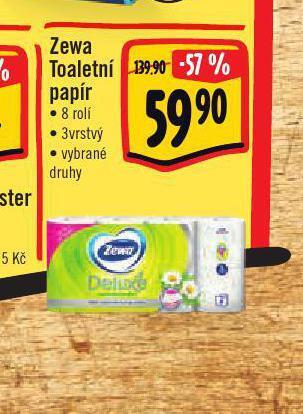Jip Zewa toaletní papír nabídka
