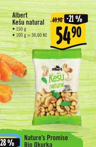 Jip Albert kešu natural nabídka