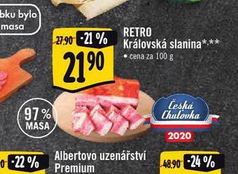 Jip Retro královská slanina nabídka