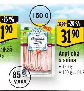 Jip Anglická slanina nabídka