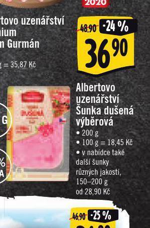 Jip Šunka dušená výběrová nabídka