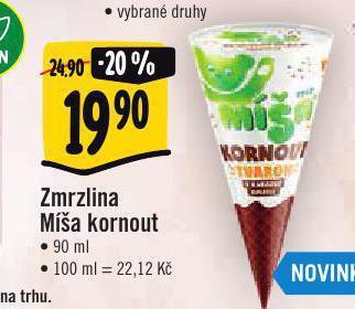 Jip Zmrzlina míša kornout nabídka