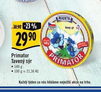 Jip Primator tavený sýr nabídka