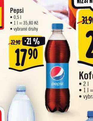 Jip Pepsi 0,5l nabídka