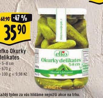 Efko okurky delikates