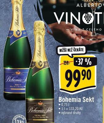 Jip Bohemia sekt nabídka
