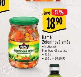 Jip Hamé zeleninová směs nabídka