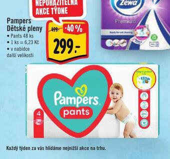 Jip Pampers dětské plenky nabídka