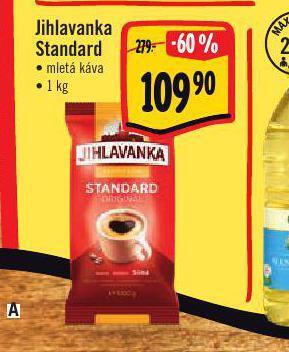 Albert Jihlavanka standard mletá káva nabídka