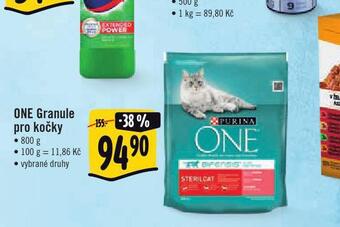Jip Purina one granule pro kočky nabídka