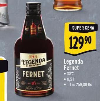 Jip Legenda fernet nabídka
