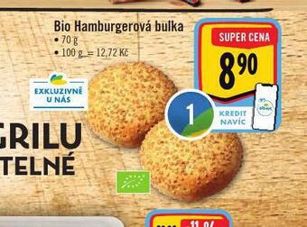 Albert Bio hamburgerová bulka nabídka