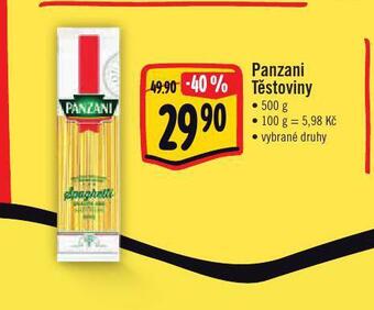 Panzani těstoviny