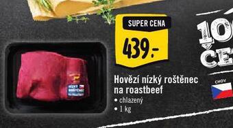 Albert Hovězí nízký roštěnec na roastbeef nabídka