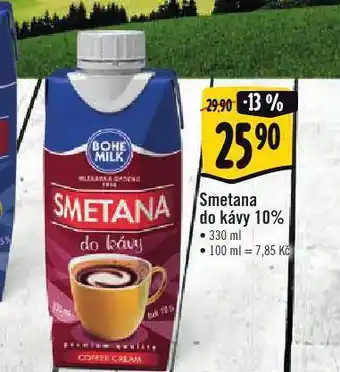 Albert Smetana do kávy 10% nabídka