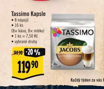 Albert Tassimo kapsle nabídka