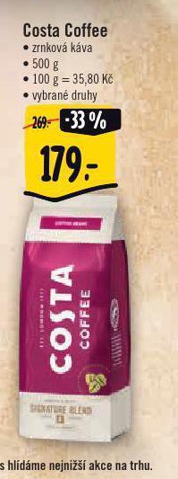 Albert Costa coffee zrnková káva nabídka