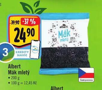 Albert Albert mák mletý nabídka
