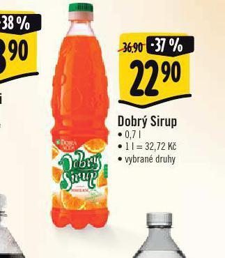 Albert Dobrý sirup nabídka