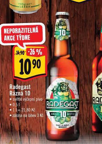 Albert Pivo radegast rázná 10 nabídka