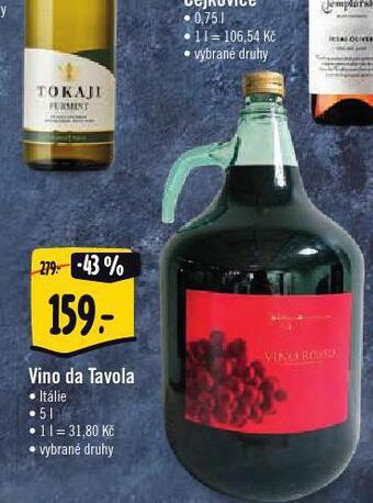 Albert Vino da tavola nabídka