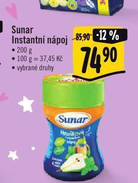 Albert Sunar instantní nápoj nabídka