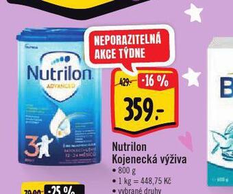 Albert Nutrilon kojenecká výživa nabídka