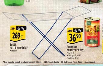 Albert Sušák na prádlo nabídka