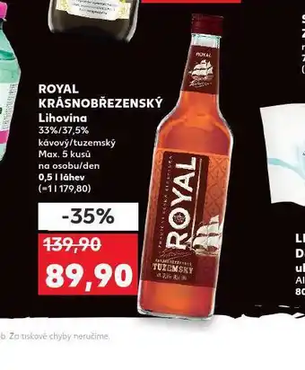Kaufland Royal krásnobřezenský tuzemský nabídka