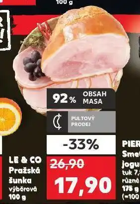 Kaufland Pražská šunka výběrová nabídka