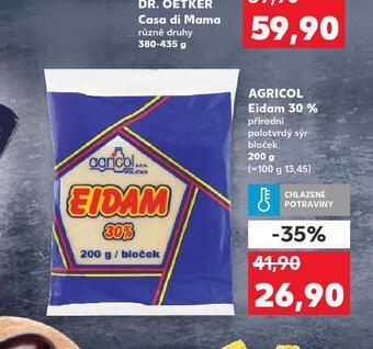 Kaufland Agricol eidam 30% nabídka