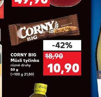 Kaufland Corny big müsli tyčinka nabídka