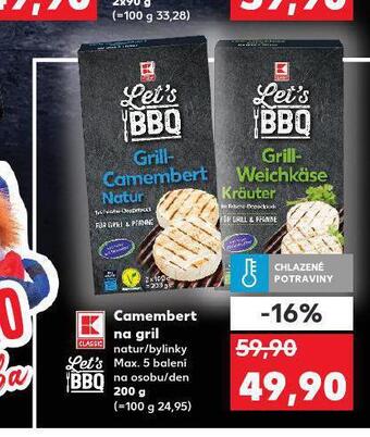 Kaufland Camembert na gril nabídka