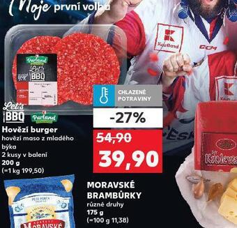 Kaufland Hovězí burger nabídka