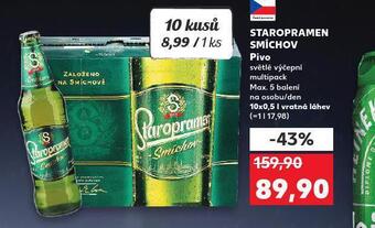 Kaufland Pivo staropramen smíchov nabídka