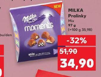 Kaufland Milka pralinky nabídka