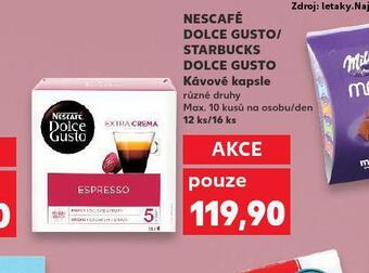 Kaufland Nescafé dolce gusto nabídka