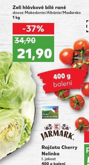 Kaufland Zelí hlávkové bílé rané nabídka
