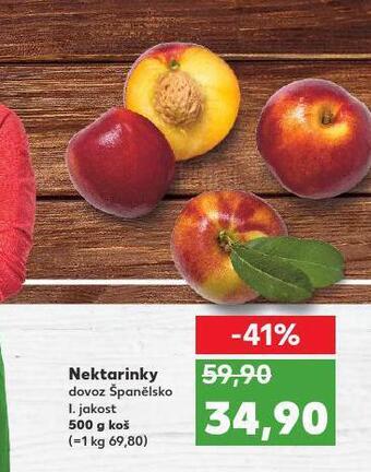 Kaufland Nektarinky nabídka