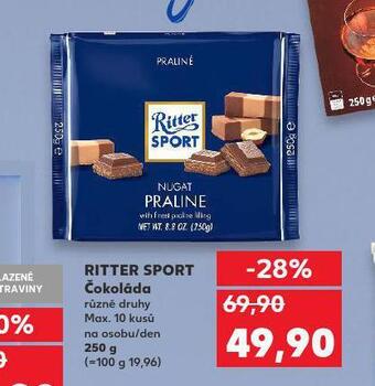 Ritter sport čokoláda