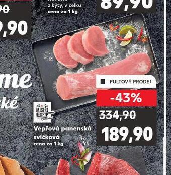 Kaufland Vepřová panenská svíčková nabídka