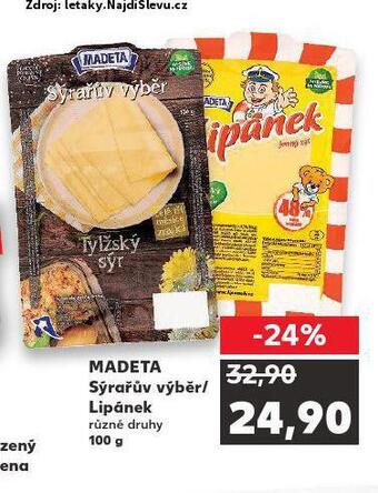 Kaufland Madeta lipánek nabídka